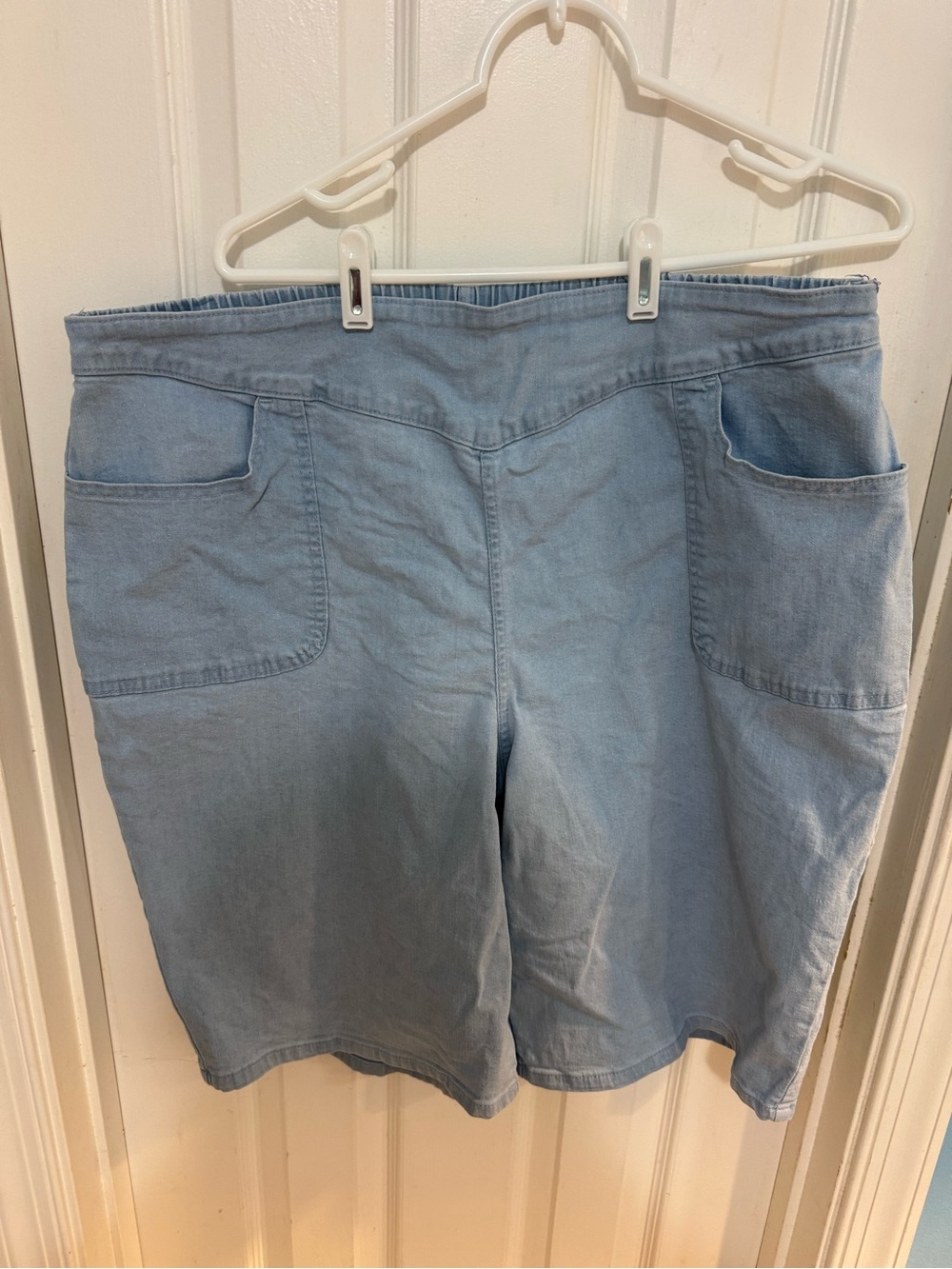 Denim&Co Light Blue Women’s Denim Bermuda Shorts